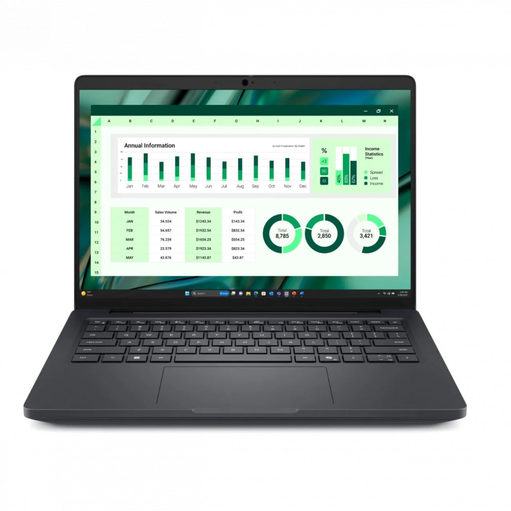 Ноутбук Dell Pro Max 14 MC14250 BTO120_MC14250_EMEA_210-BPVX 14 ", WUXGA 1920x1200 (16:10), Intel, Core Ultra 7, 16 Гб, 512 ГБ, Nvidia RTX PRO 500 Blackwell, Windows 11 Pro - миниатюра 2