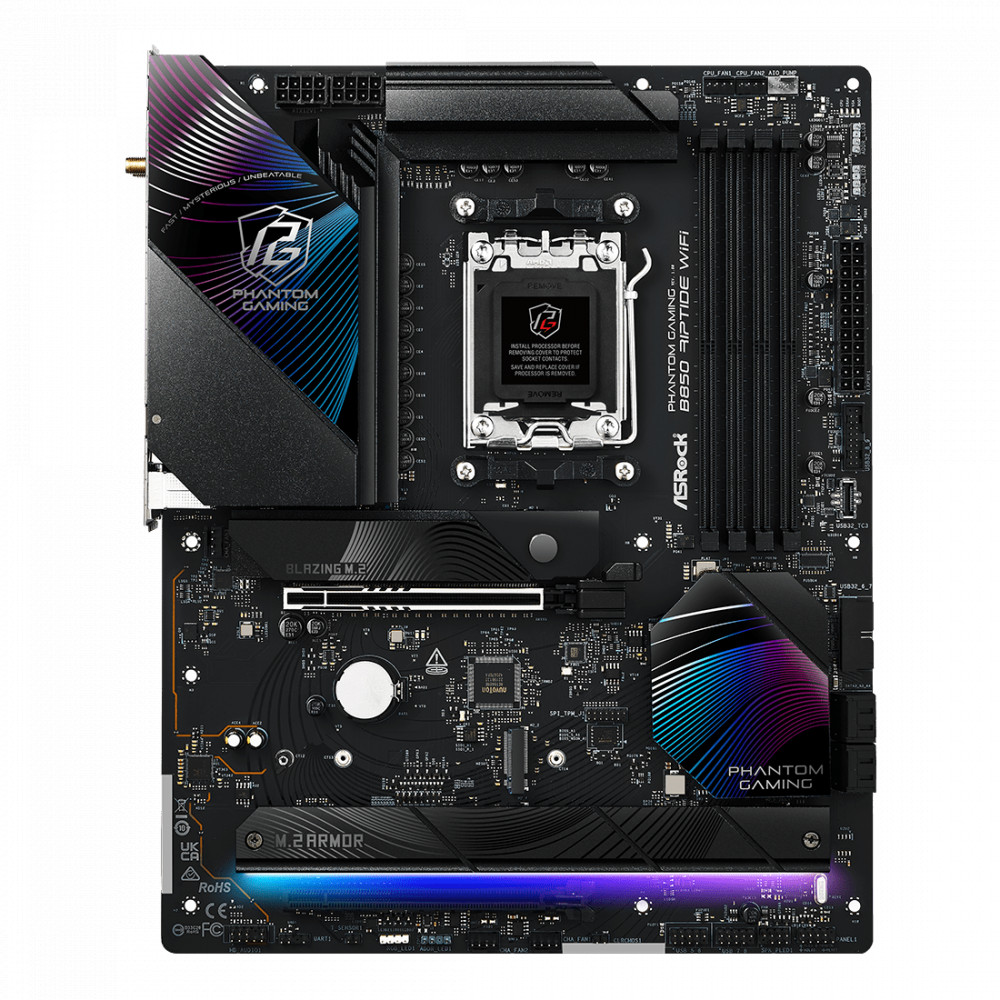 Материнская плата ASRock B850 RIPTIDE WIFI ATX, AMD AM5 — фото товара