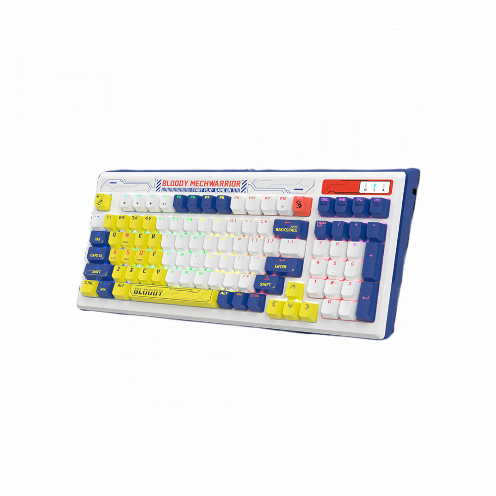 Клавиатура Bloody B950 WARRIOR BLUE Проводная, USB - миниатюра 3