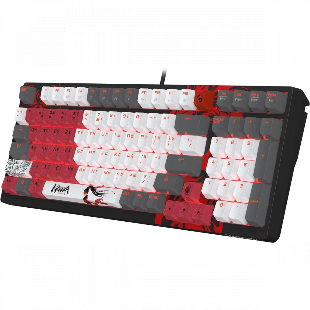 Клавиатура A4Tech Bloody S98 Naraka BLMS Plus S98 NARAKA BLMS RED PLUS Проводная, USB - миниатюра 3