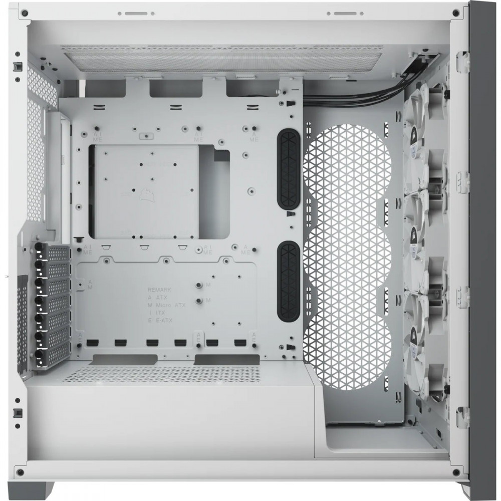 Корпус Corsair iCUE 5000X RGB белый CC-9011213-WW Mid-Tower - миниатюра 11