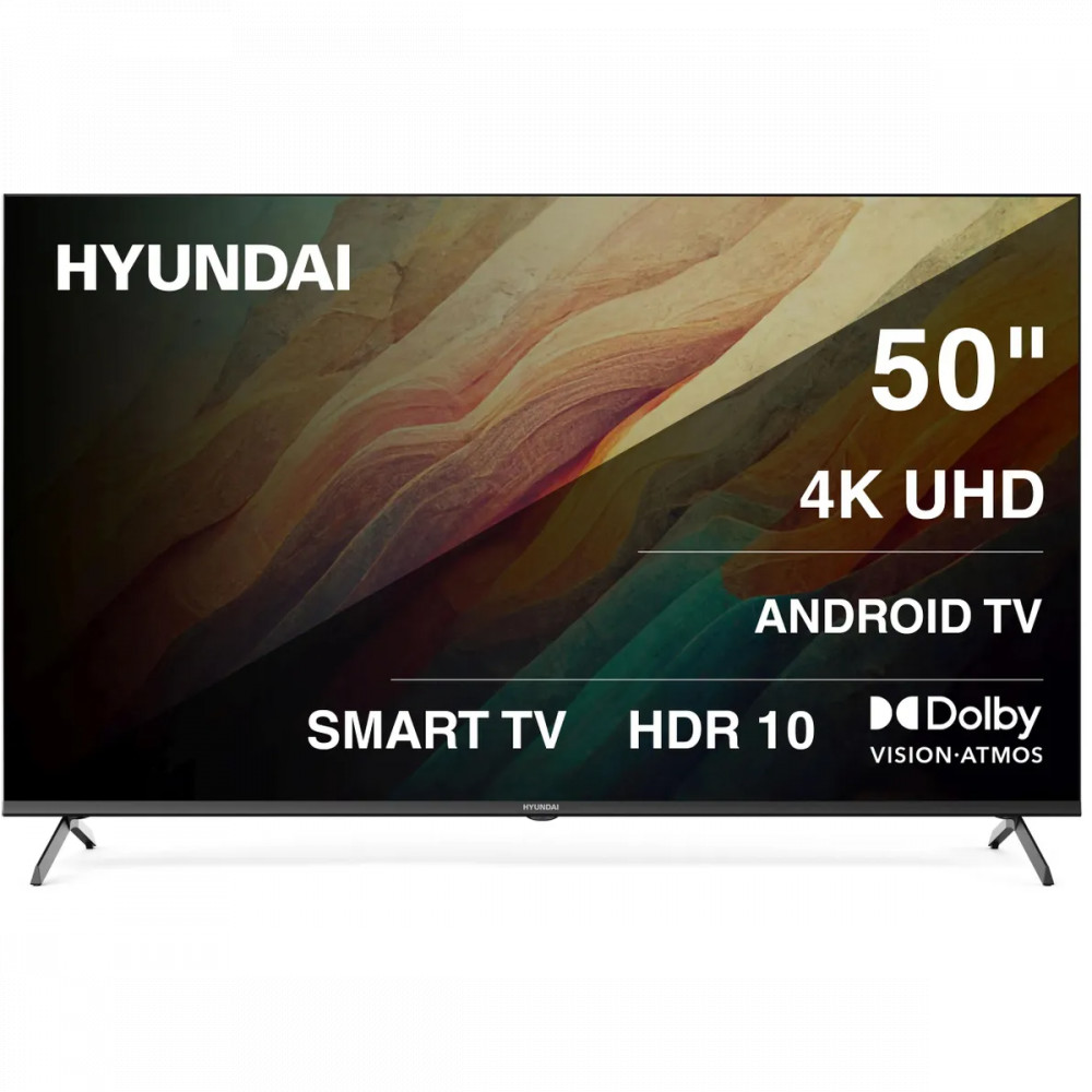 Телевизор Hyundai H-LED50BU7009 50 ", Smart TV, Черный — фото товара