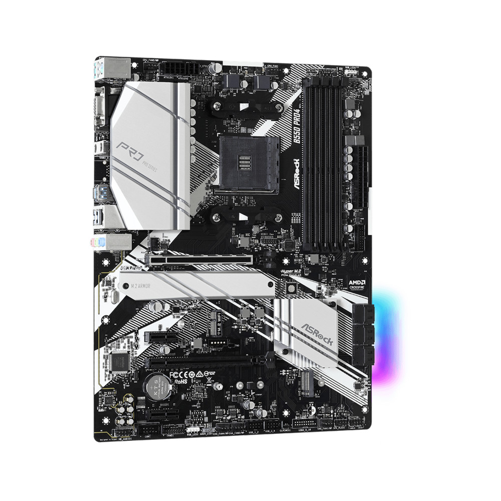 Материнская плата ASRock B550 Pro4 B550 PRO4 ATX, AMD AM4 — фото товара
