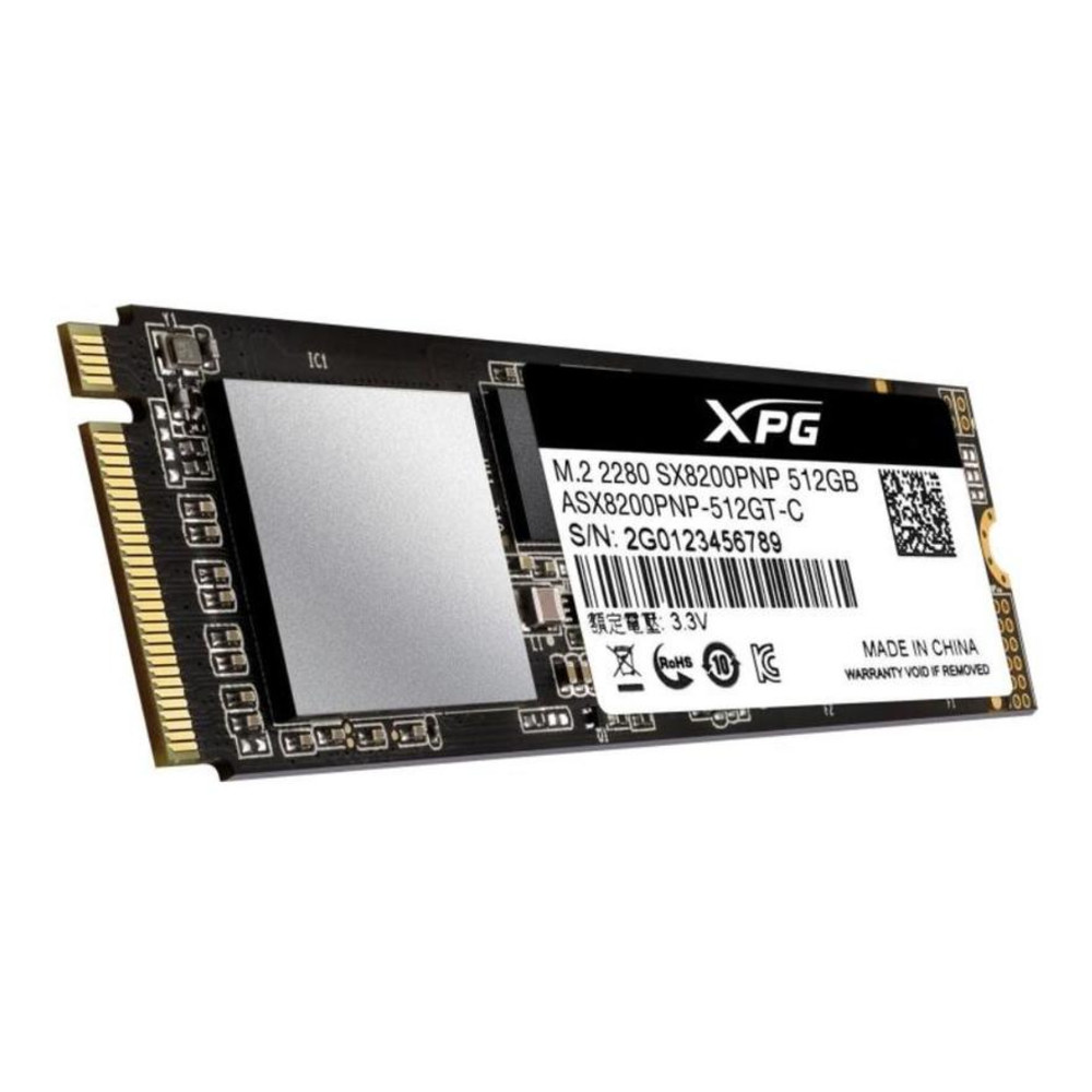 Жесткий диск ADATA SX8200 ASX8200PNP-512GT-C SSD (твердотельные), 512 ГБ, M.2, PCIe — фото товара