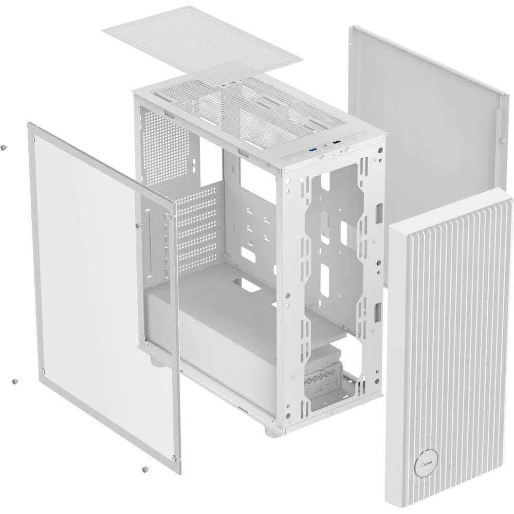 Корпус Ocypus Gamma C70 ARGB WHITE Gamma-C70-WHG400XX-GL Mid-Tower - миниатюра 5