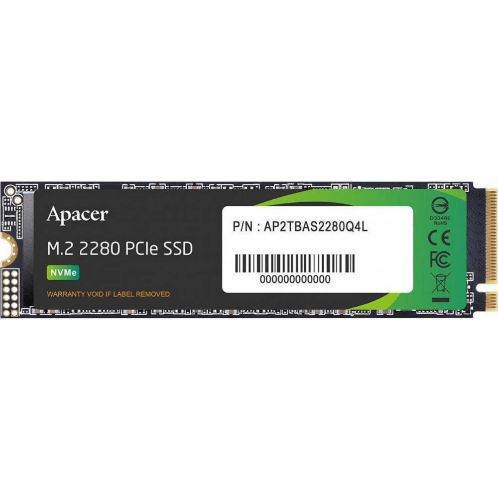 Жесткий диск Apacer AS2280Q4L AP512GAS2280Q4L-1 SSD (твердотельные), 512 ГБ, M.2, mini-SATA — фото товара