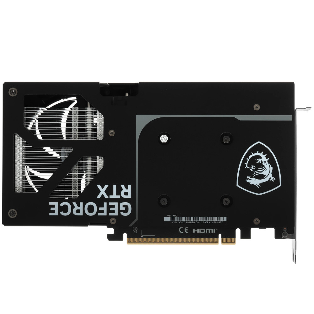 Видеокарта MSI GeForce RTX 5060 Ti 16G VENTUS 2X PLUS 16 ГБ - миниатюра 2