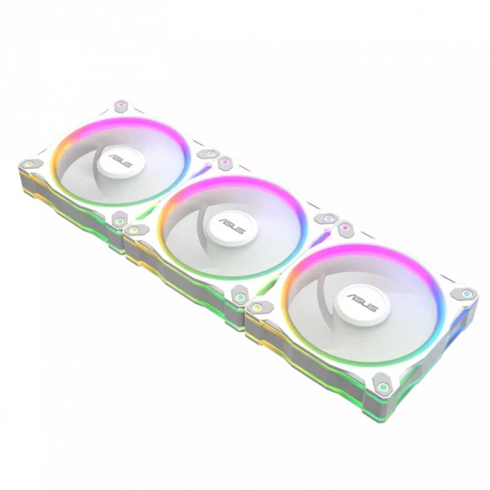 Система охлаждения Asus PRIME MR120 FAN ARGB WHITE 3IN1 - миниатюра 3
