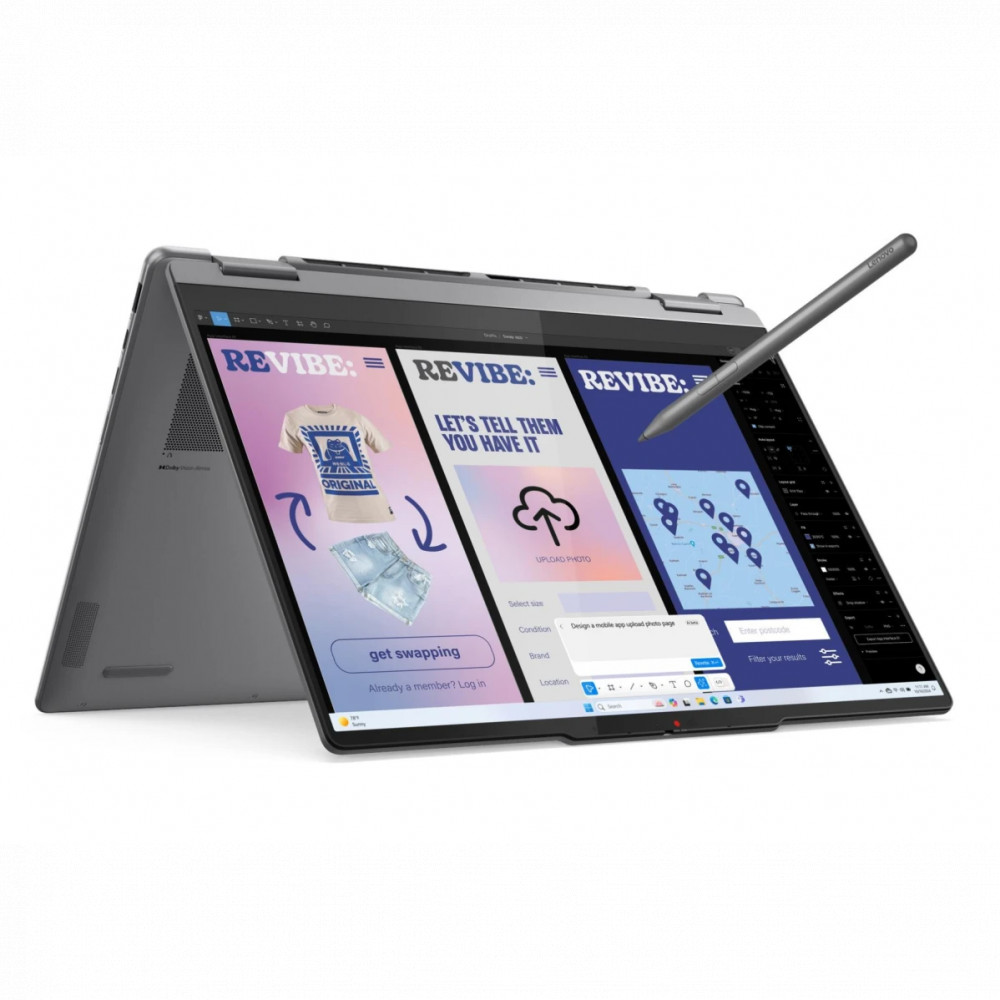 Ноутбук Lenovo Yoga 7 2-in-1 14ILL10 83JQ007YRK 14 ", WUXGA 1920x1200 (16:10), Intel, Core Ultra 7, 16 Гб, 512 ГБ, Intel Graphics — фото товара