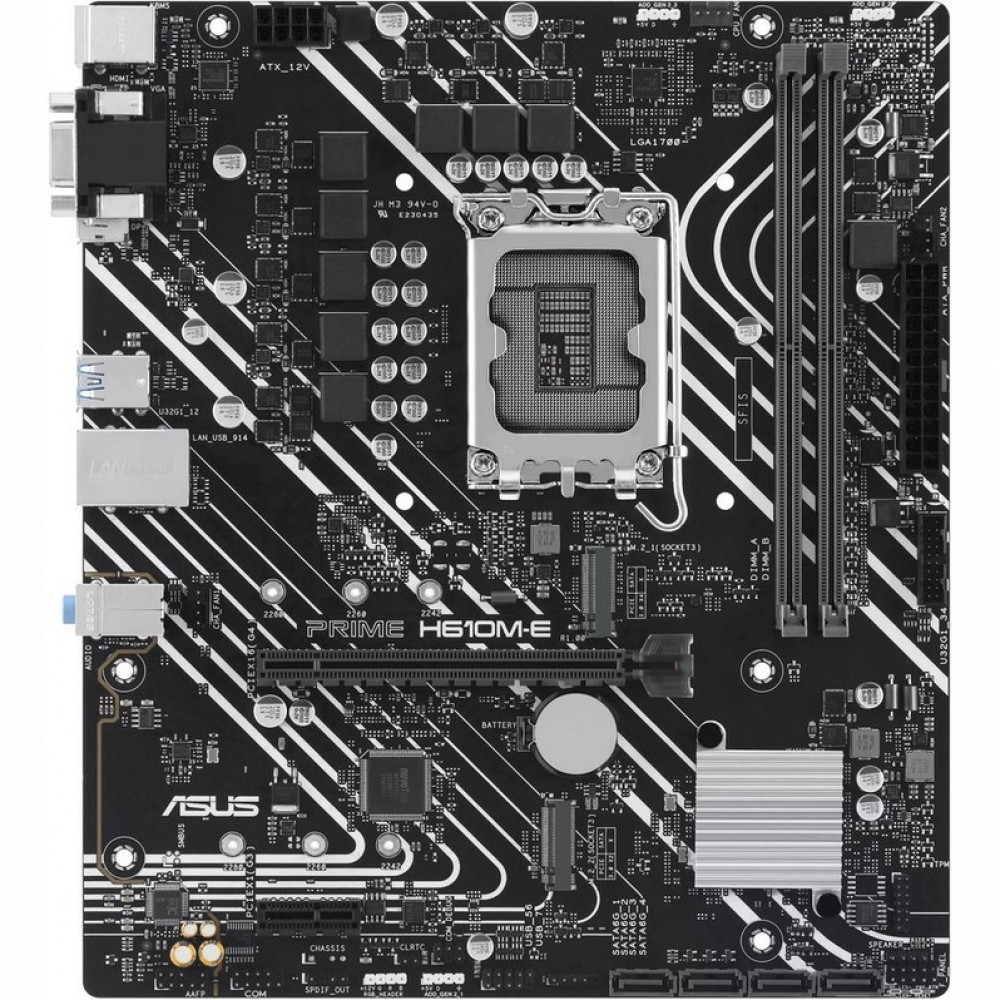 Материнская плата Asus PRIME H610M-E-CSM 90MB1G10-M0EAYC Micro-ATX, LGA 1700 - миниатюра 2