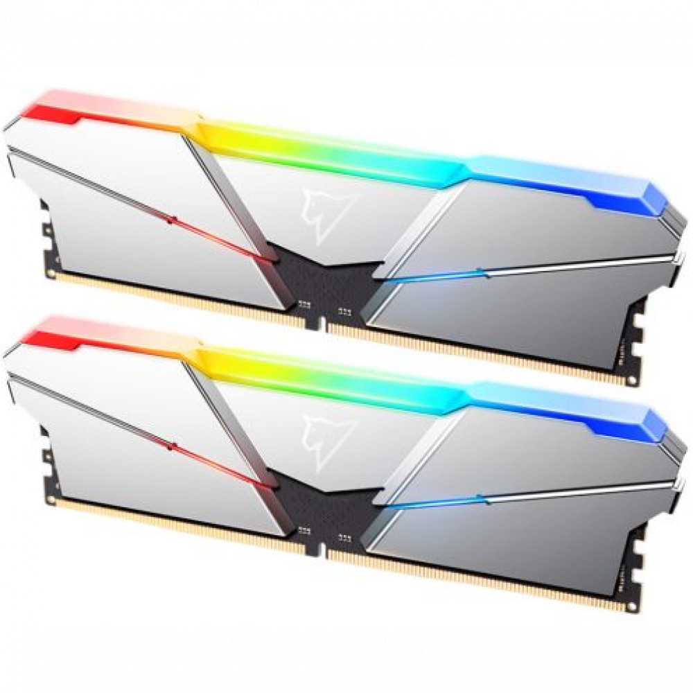 ОЗУ Netac Shadow Silver RGB NTSRD5P56DP-32S DIMM, DDR5, 32 Гб (2 х 16 Гб), 5600 МГц - миниатюра 3