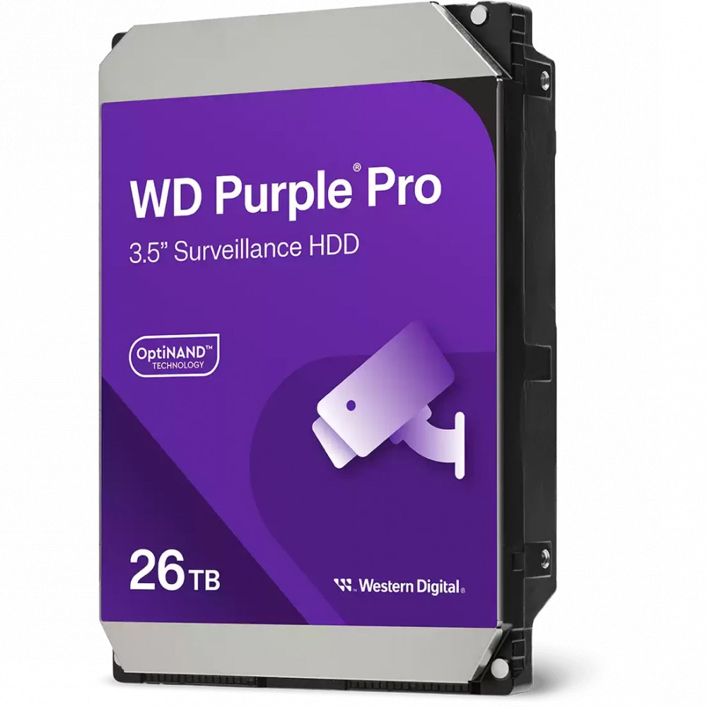 Жесткий диск Western Digital Purple Pro WD260PURP HDD (классические), 26000 ГБ, 3.5 дюйма, SATA — фото товара