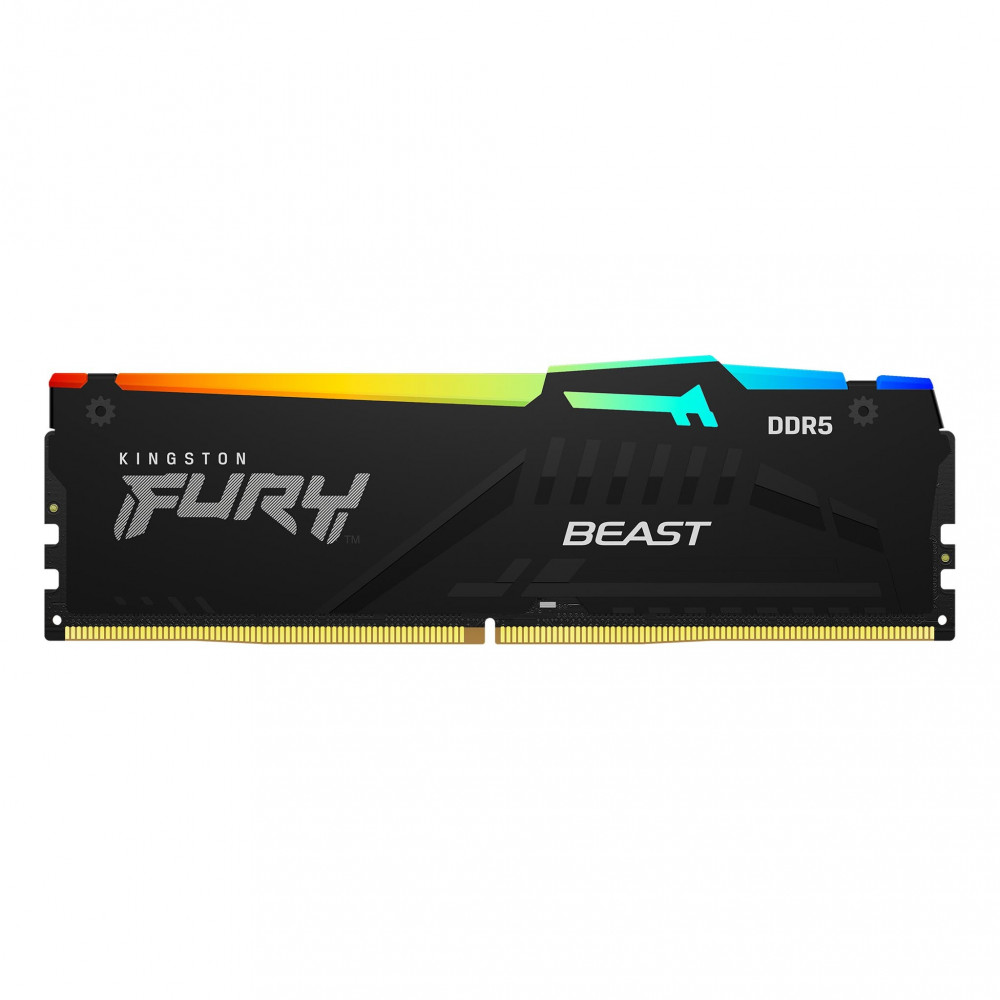 ОЗУ Kingston Fury Beast RGB KF552C40BBA-8 DIMM, DDR5, 8 Гб, 5200 МГц - миниатюра 2