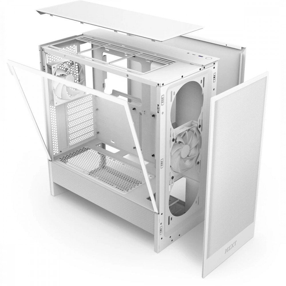 Корпус NZXT H5 Flow White CC-H52FW-01 Mid-Tower - миниатюра 10