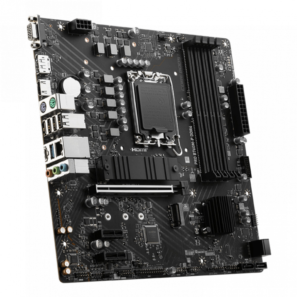 Материнская плата MSI PRO B760M-P DDR4 Micro-ATX, LGA 1700 - миниатюра 3
