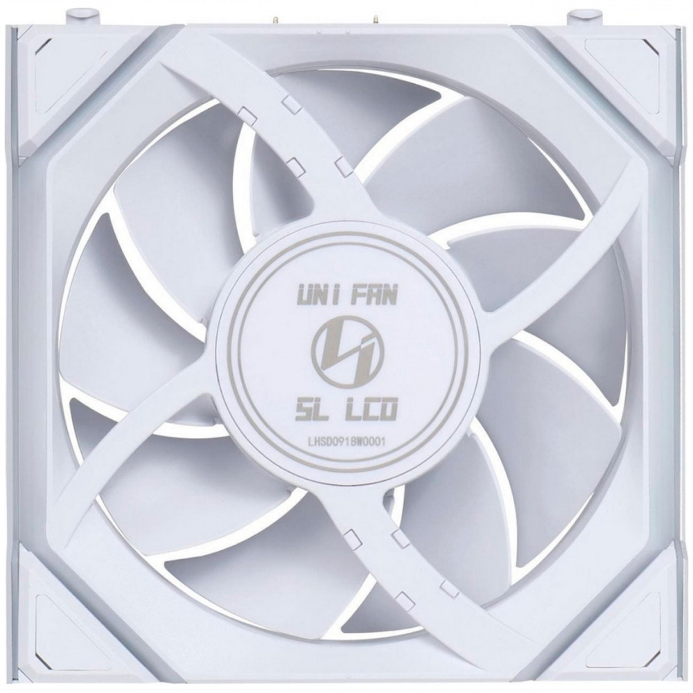Система охлаждения Lian Li UNI FAN SL WIRELESS LCD 3x120mm White G99.12SLLCD1W3W.00 Для системного блока - миниатюра 4
