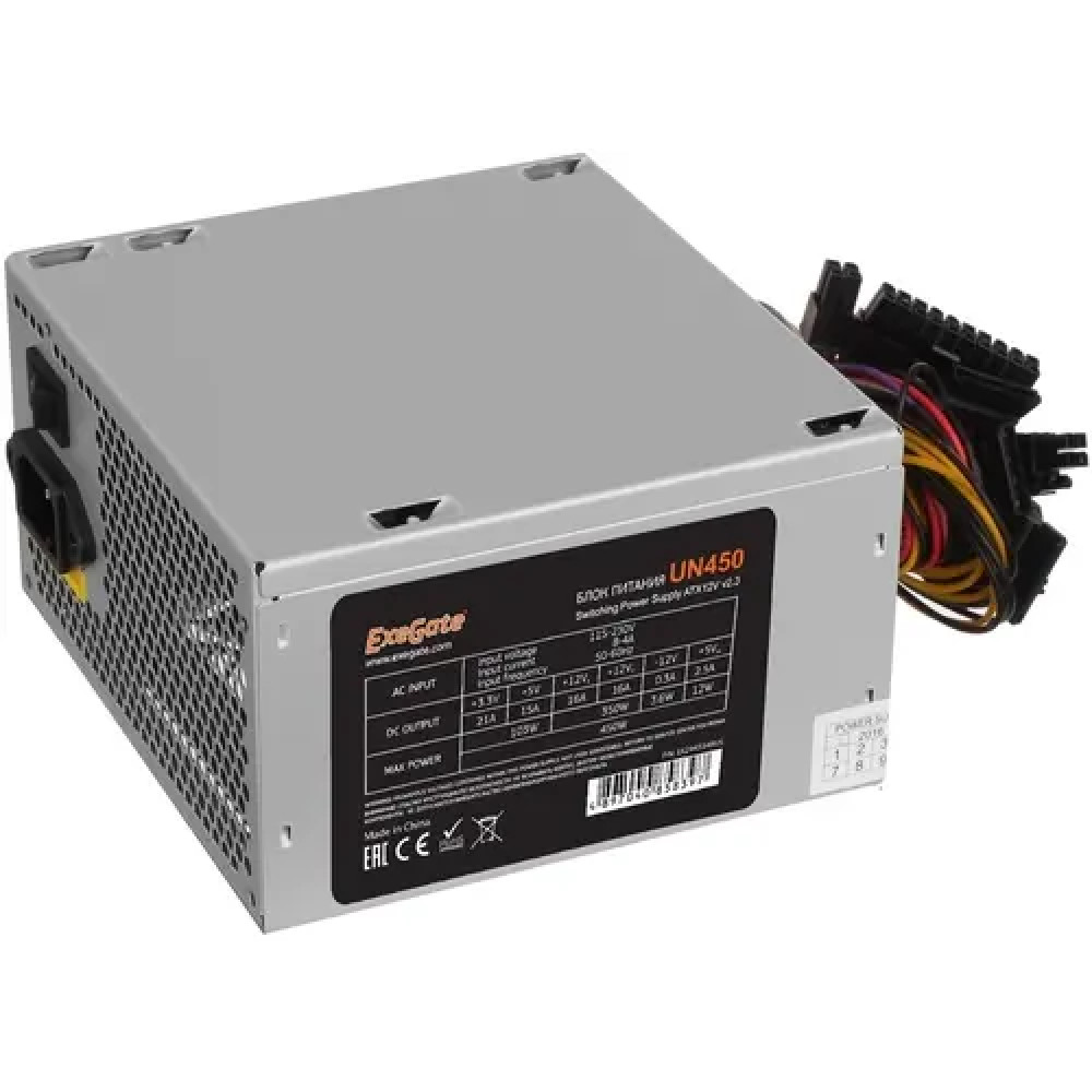 Блок питания ExeGate UN450 EX244554RUS-PC - миниатюра 2