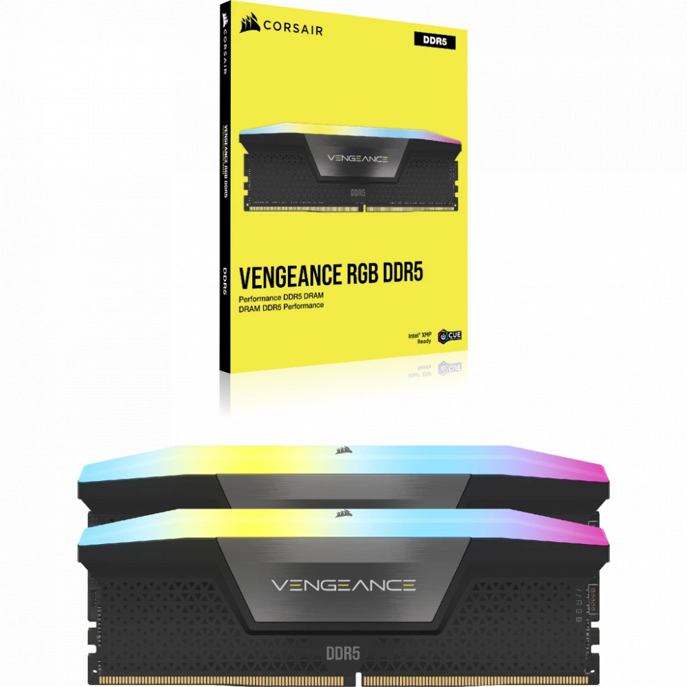 ОЗУ Corsair Vengeance RGB CMH32GX5M2X7200C34 DIMM, DDR5, 32 Гб (2 х 16 Гб), 7200 МГц - миниатюра 3