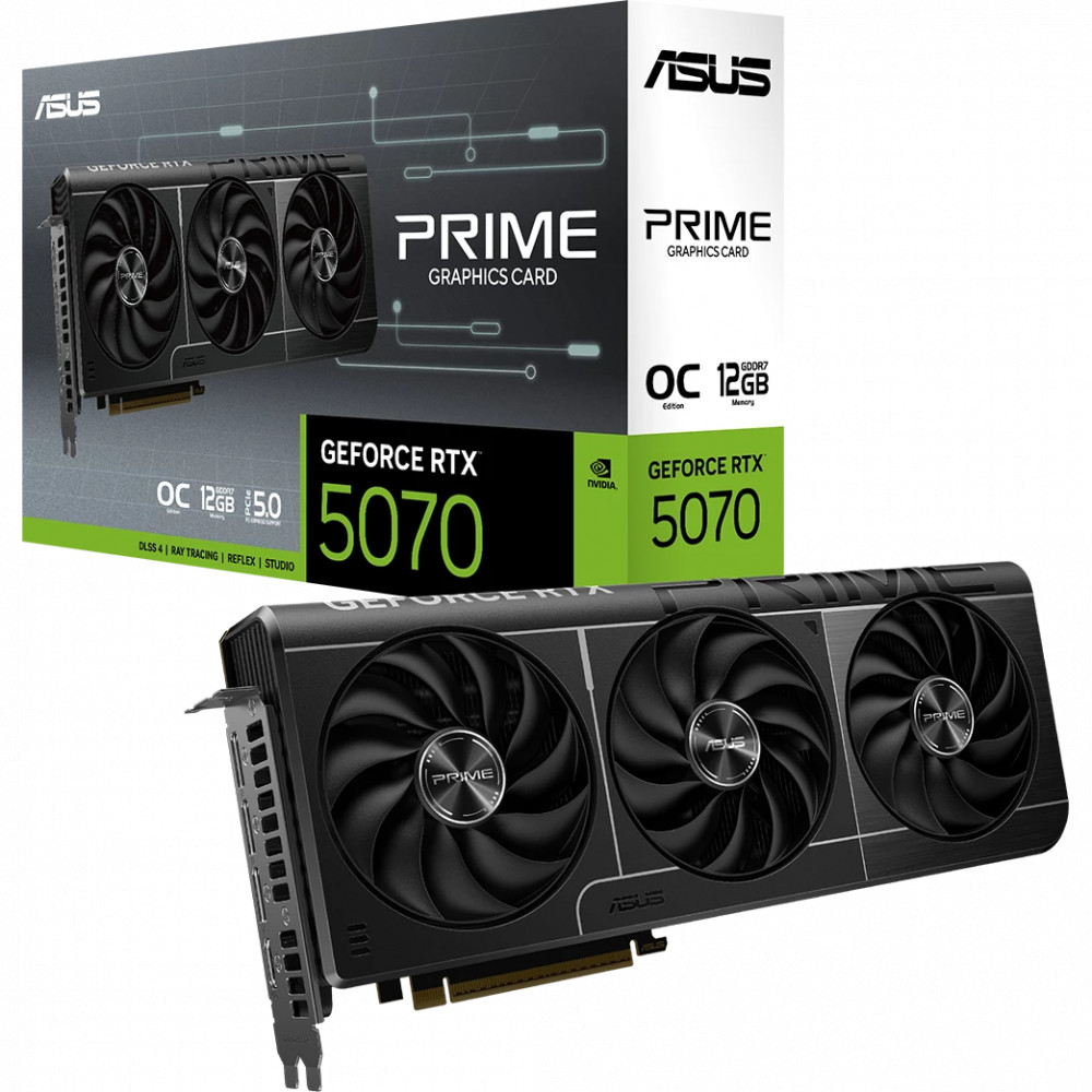 Видеокарта Asus GeForce RTX 5070 PRIME OC 12Gb PRIME-RTX5070-O12G 12 ГБ - миниатюра 5