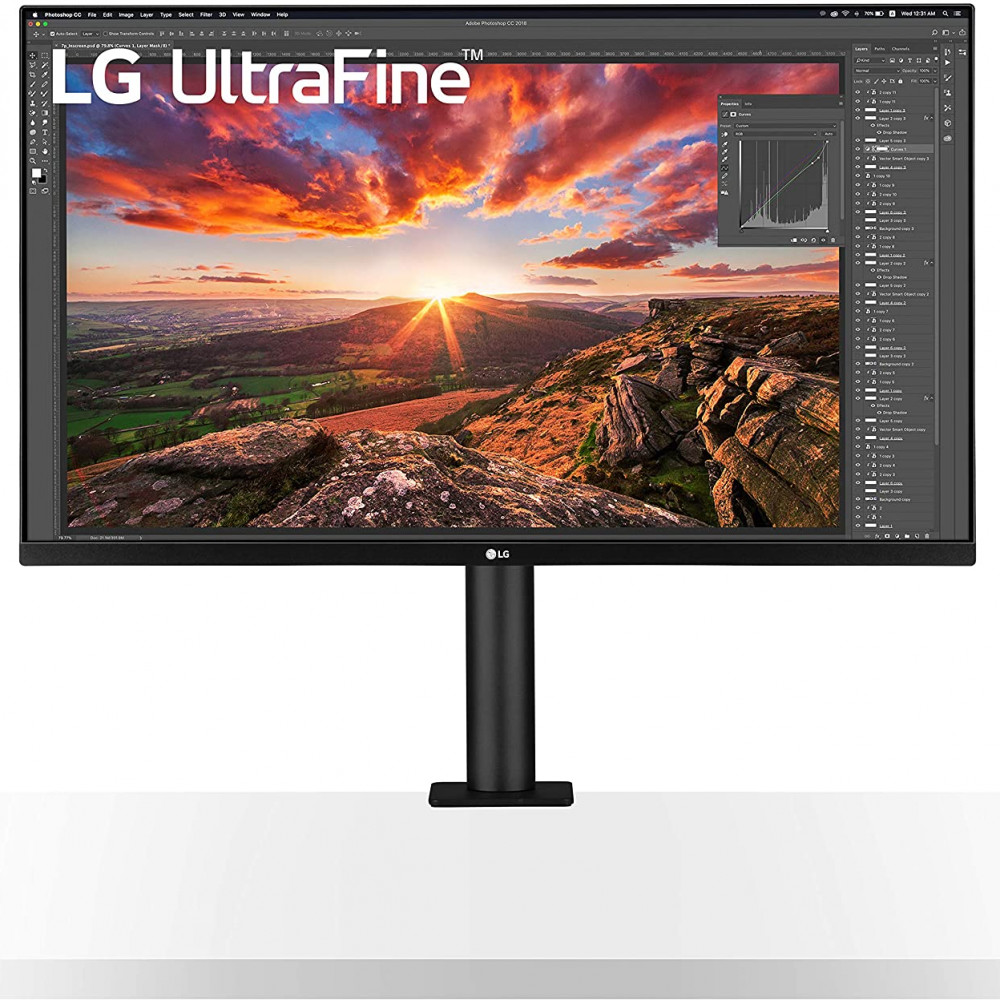 Монитор LG 32UN880-B 31.5 ", IPS, 4K UHD 3840x2160 (16:9), 60 Гц - миниатюра 2