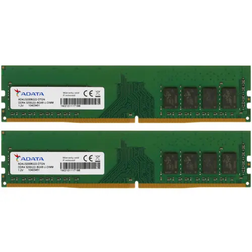 ОЗУ ADATA Premier AD4U32008G22-DTGN DIMM, DDR4, 16 Гб (2 х 8 Гб), 3200 МГц — фото товара