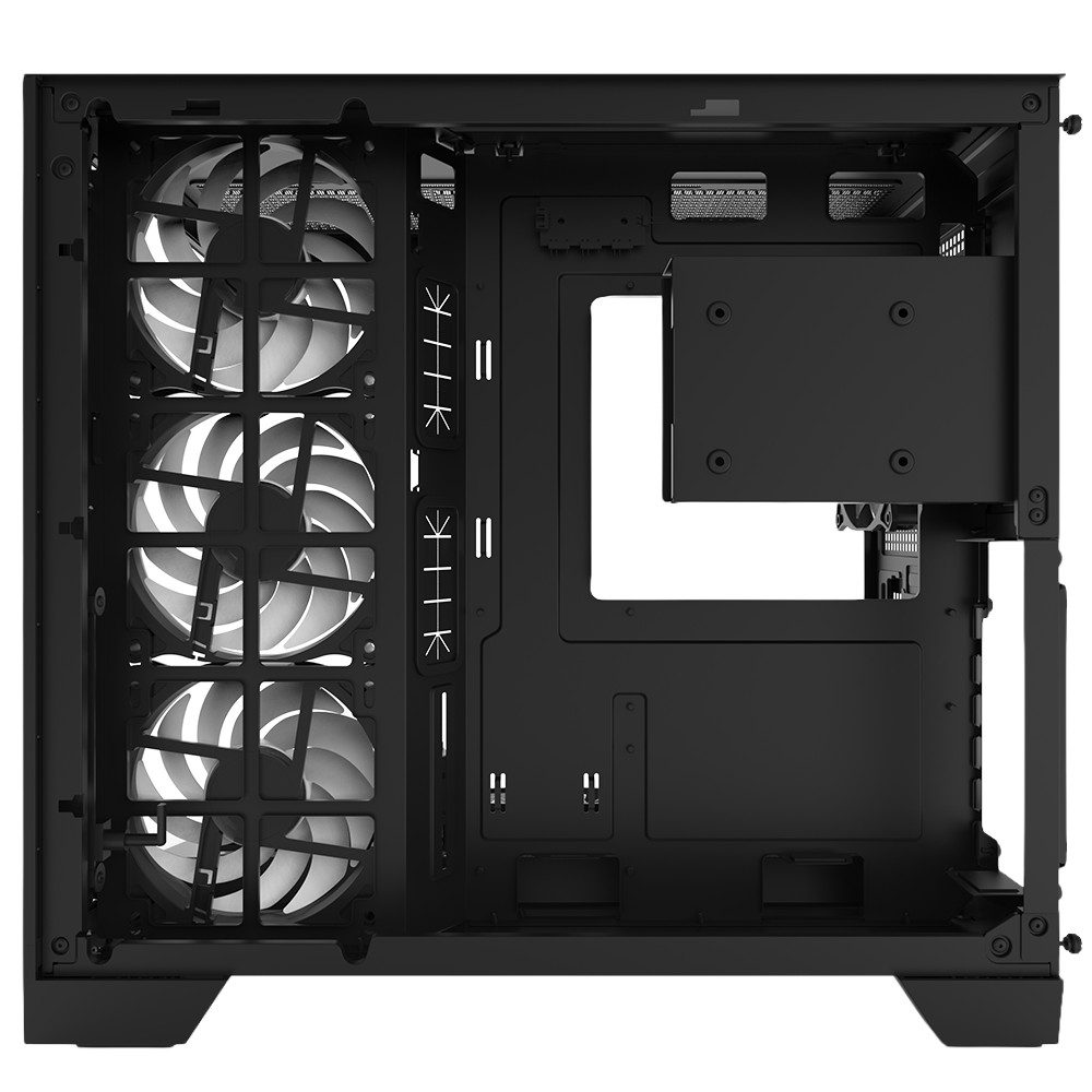 Корпус Zalman D40F D40F Black Mid-Tower - миниатюра 3