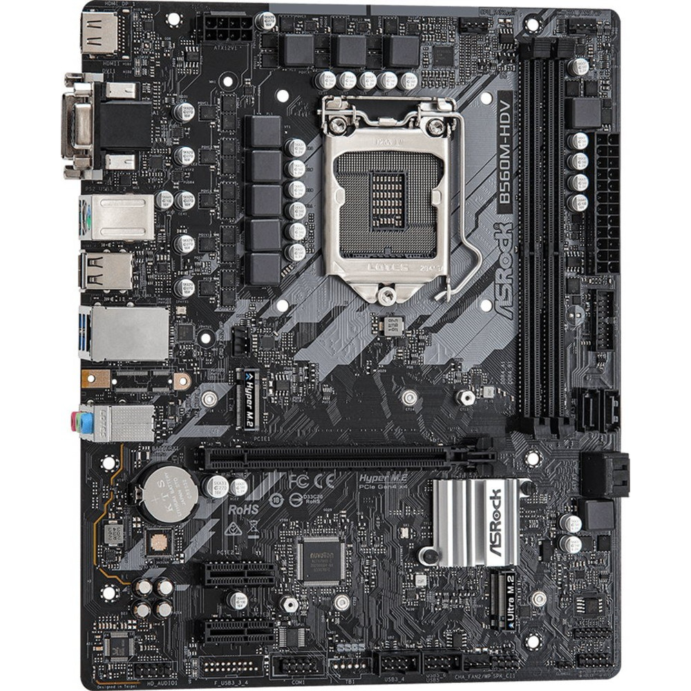 Материнская плата ASRock B560M-HDV Micro-ATX, LGA 1200 — фото товара