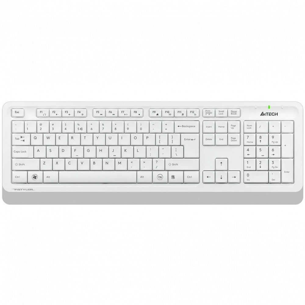 Клавиатура + мышь A4Tech Fstyler FG1010S White FG1010S-White Fstyler - миниатюра 5