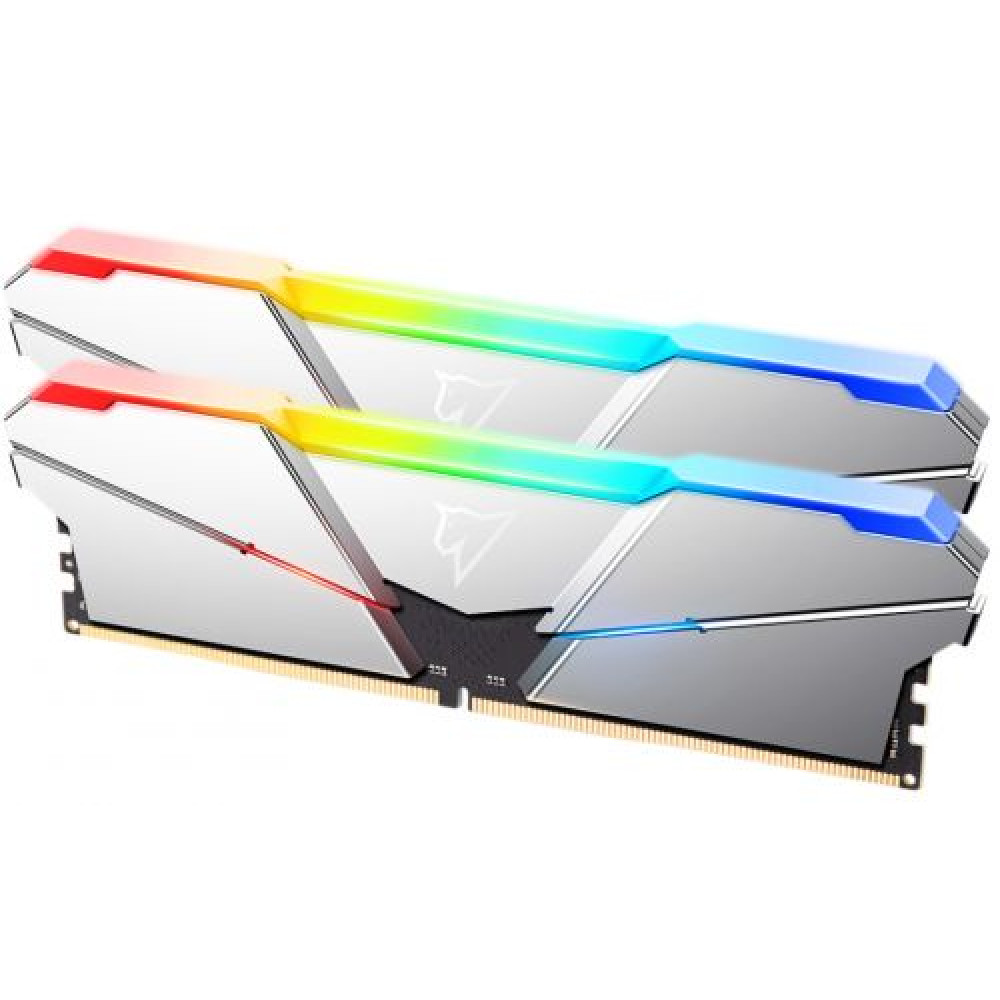ОЗУ Netac Shadow Silver RGB NTSRD5P56DP-32S DIMM, DDR5, 32 Гб (2 х 16 Гб), 5600 МГц - миниатюра 4