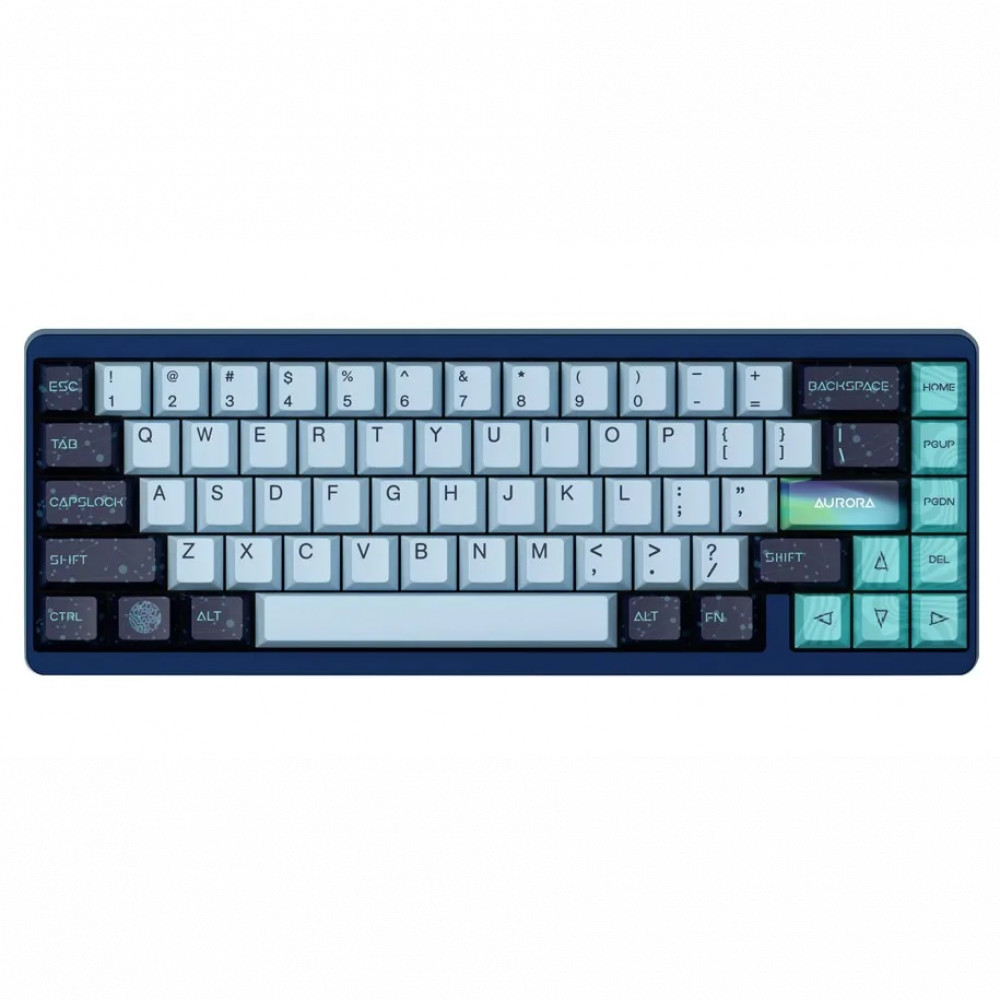 Клавиатура Varmilo Aurora Muse 65, Gateron Varmilo Magnet White, Wired, Gaming, Blue 686006 Проводная, USB — фото товара