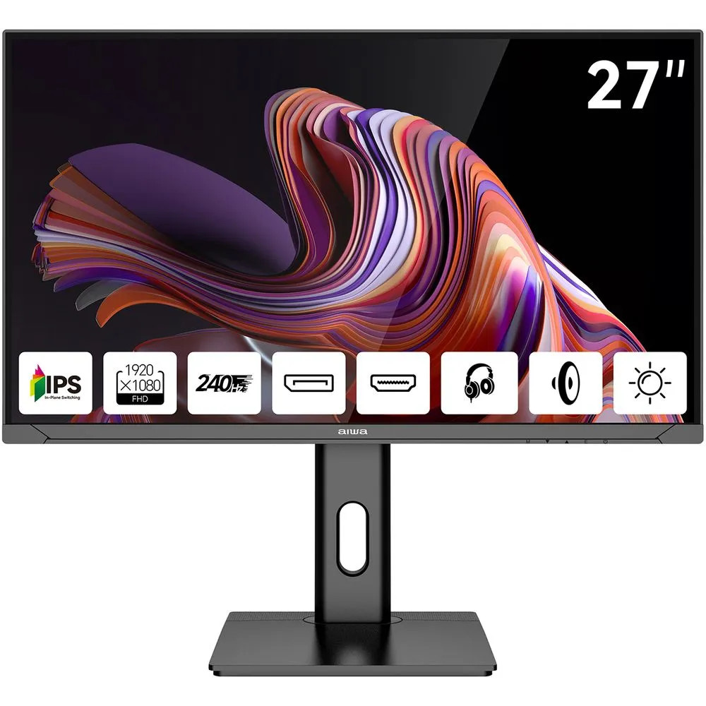 Монитор Aiwa MD2711 27 ", IPS, Full HD 1920x1080 (16:9), 240 Гц — фото товара