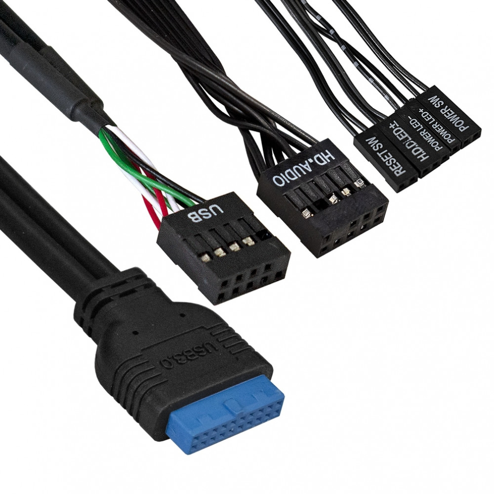 Корпус ExeGate BAA-105U2-01-AA500 EX291148RUS Mini-Tower - миниатюра 3