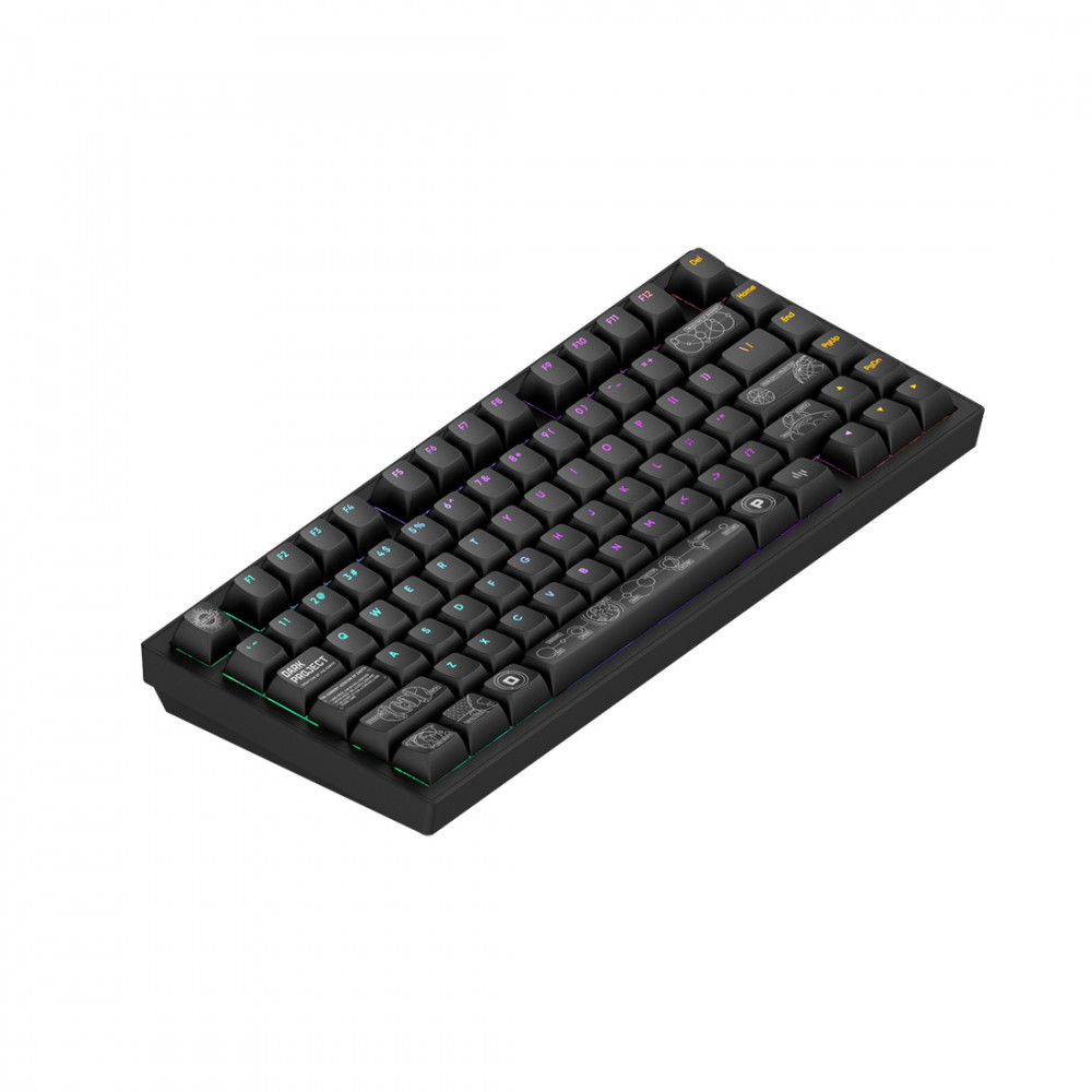 Клавиатура Dark Project ALU81A Terra Nova Black DPKB_NOVA_81_ANSI_BLACK_UA Беспроводная, Bluetooth - миниатюра 2