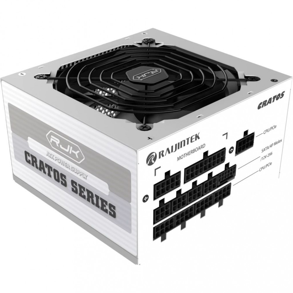 Блок питания Raijintek CRATOS, 80+ Gold, white 0R30B00006 1000 Вт — фото товара