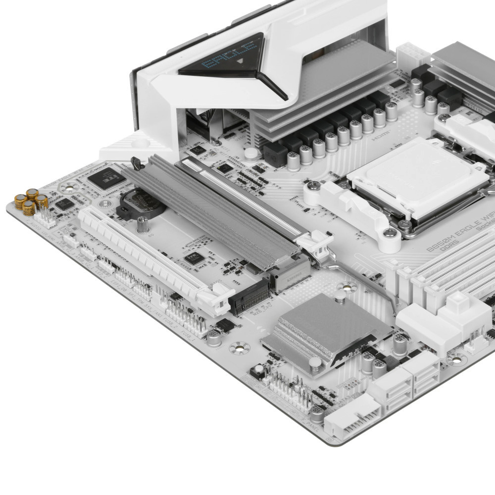 Материнская плата Gigabyte B850M EAGLE WIFI6E ICE (REV1.0) Micro-ATX, AMD AM5 - миниатюра 4