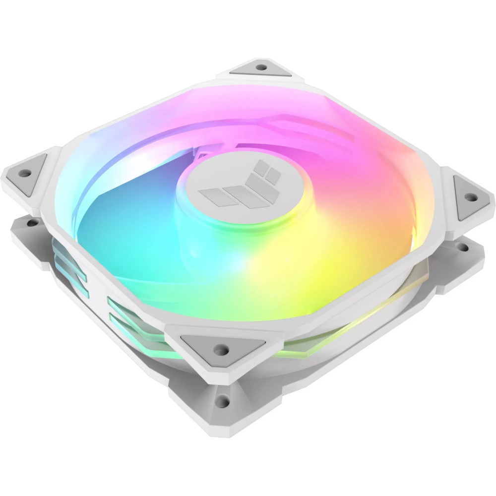 Система охлаждения Asus TUF GAMING TR120 FAN ARGB WHITE 3IN1 Для системного блока - миниатюра 3