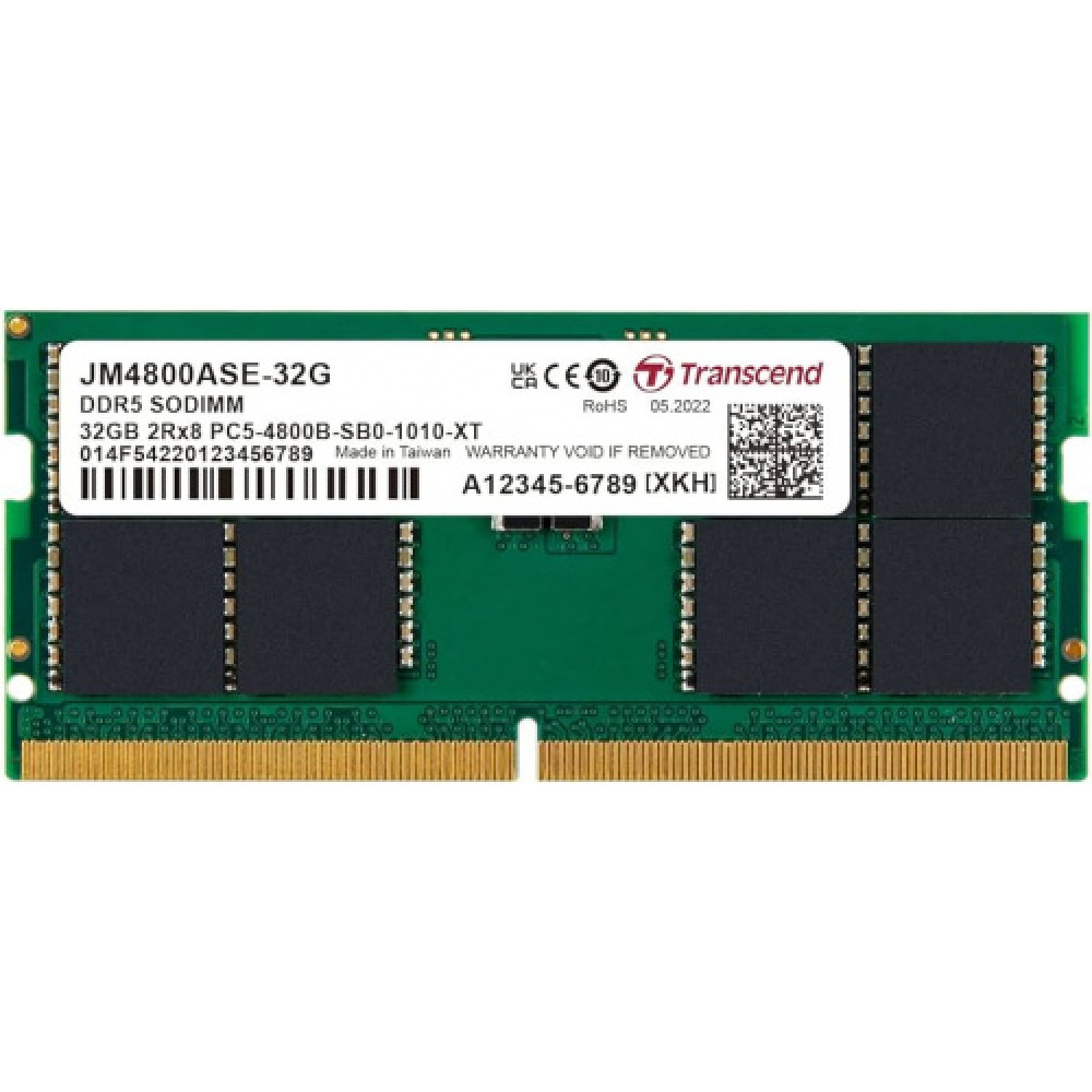 ОЗУ Transcend JM4800ASE-32G SO-DIMM, DDR5, 32 Гб, 4800 МГц — фото товара