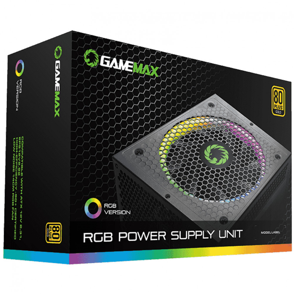 Блок питания GameMax RGB750 PRO Gold 214007500004 750 Вт - миниатюра 3