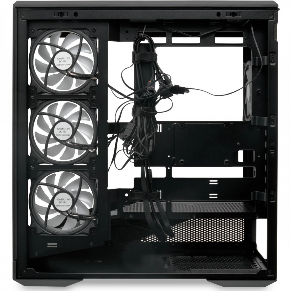 Корпус HSPD F711-TGBK-ARGB Black F711-TGBK- ARGB Mid-Tower - миниатюра 5