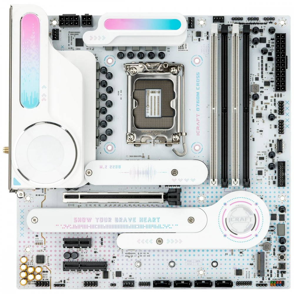 Материнская плата Maxsun MS-iCraft B760M CROSS 6940709660416 Micro-ATX, LGA 1700 — фото товара