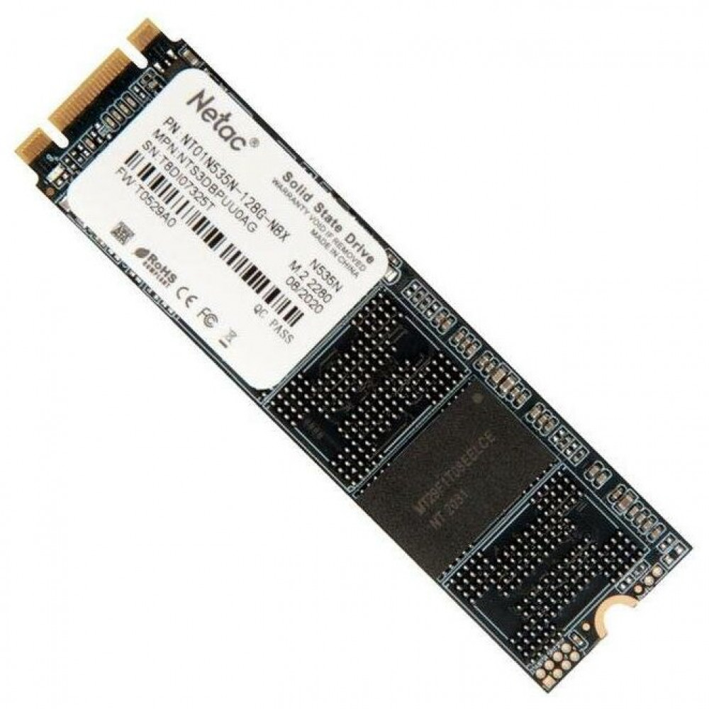 Жесткий диск Netac N535N NT01N535N-128G-N8X SSD (твердотельные), 128 ГБ, M.2, SATA — фото товара