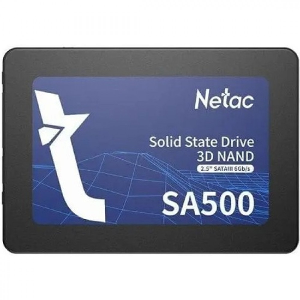 Жесткий диск Netac NT01SA500-2T0-S3X SSD (твердотельные), 2 ТБ, 2.5 дюйма, SATA — фото товара