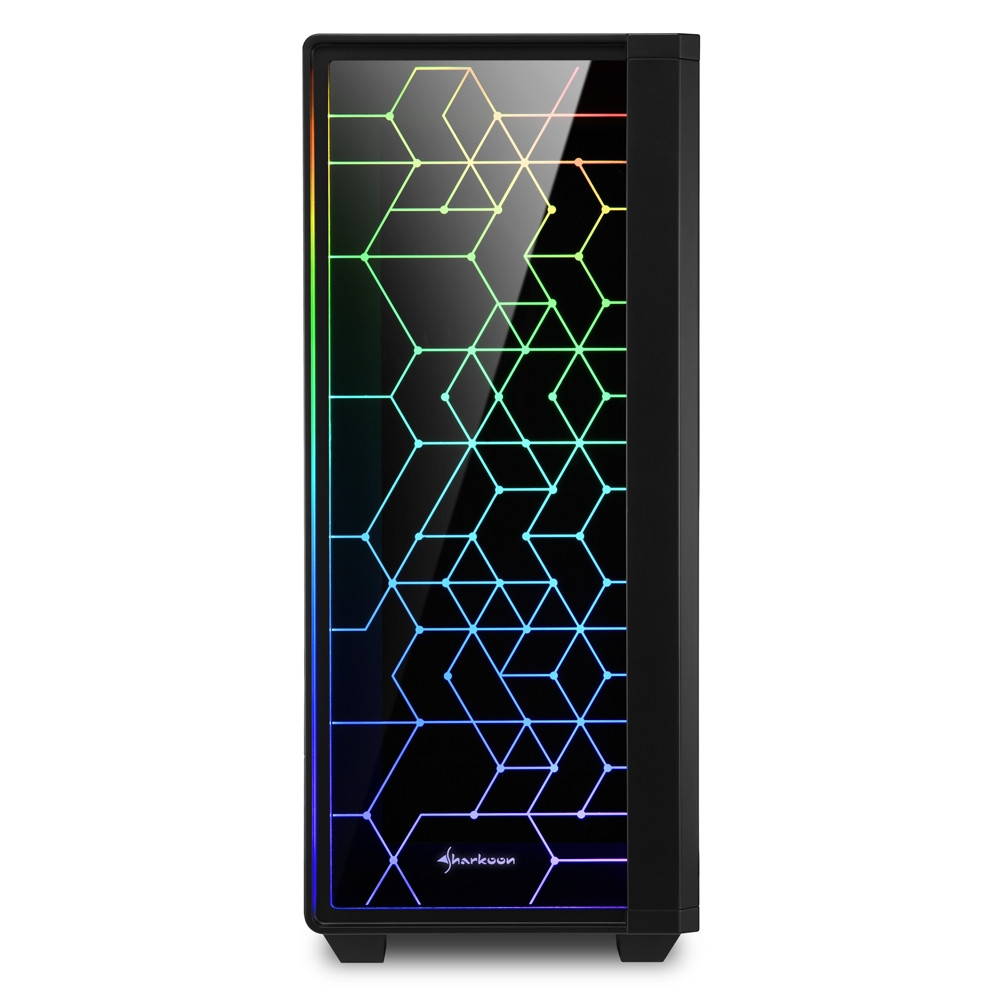 Корпус Sharkoon RGB LIT100 Mid-Tower - миниатюра 3