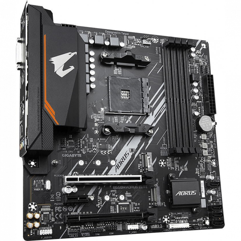 Материнская плата Gigabyte B550M AORUS ELITE 9MB55MAEL-00-10 Micro-ATX, AMD AM4 — фото товара
