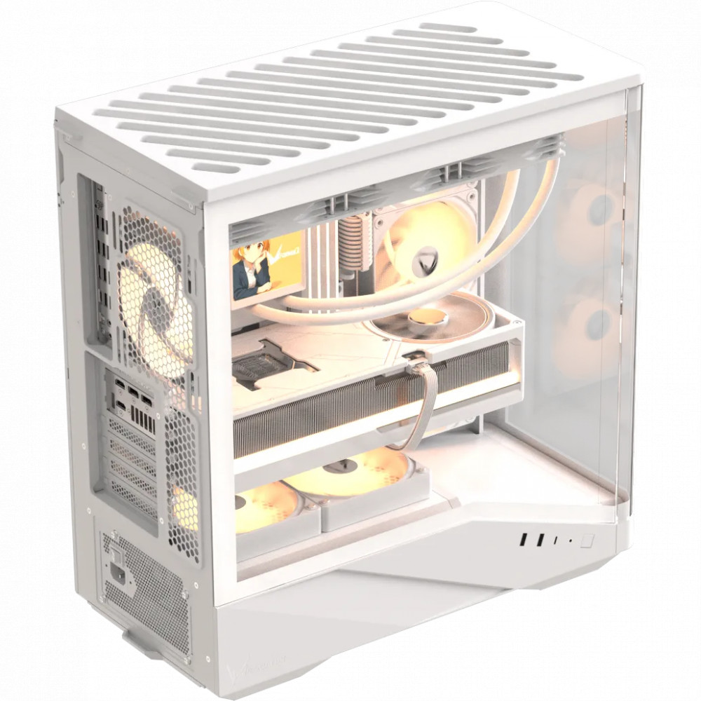 Корпус Formula Crystal U9 PA White Mid-Tower - миниатюра 4