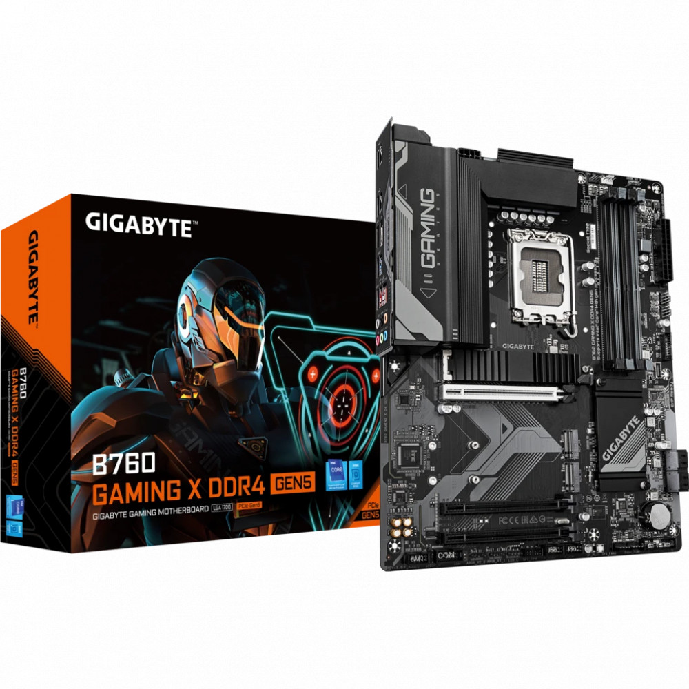 Материнская плата Gigabyte B760 Gaming X D4 Gen5 ATX, LGA 1700 - миниатюра 4