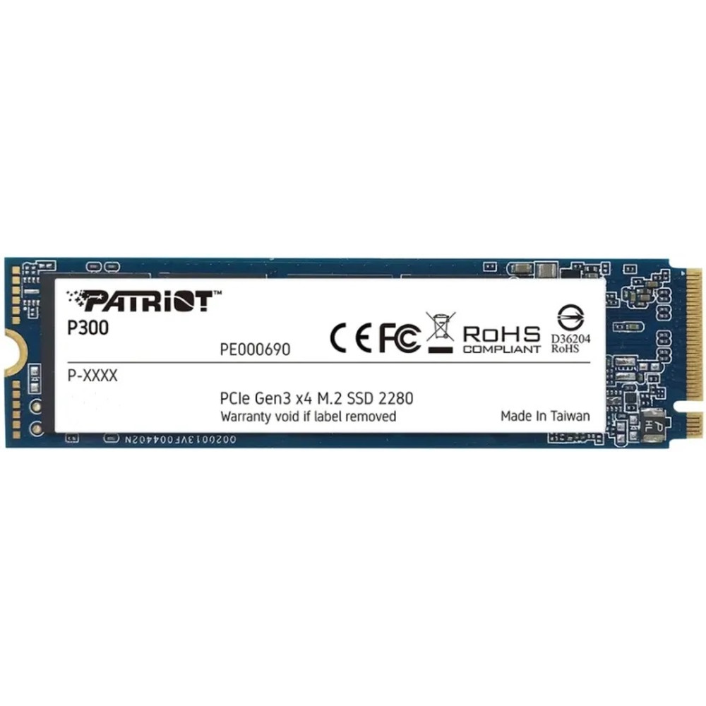 Жесткий диск Patriot P300 P300P128GM28 SSD (твердотельные), 128 ГБ, M.2, PCIe — фото товара
