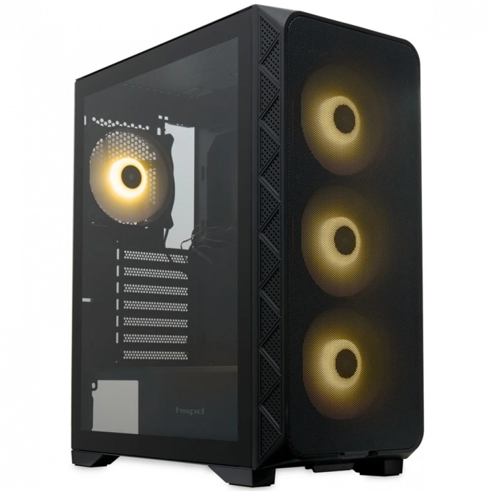 Корпус HSPD M521-TGBK-ARGB Mid-Tower — фото товара