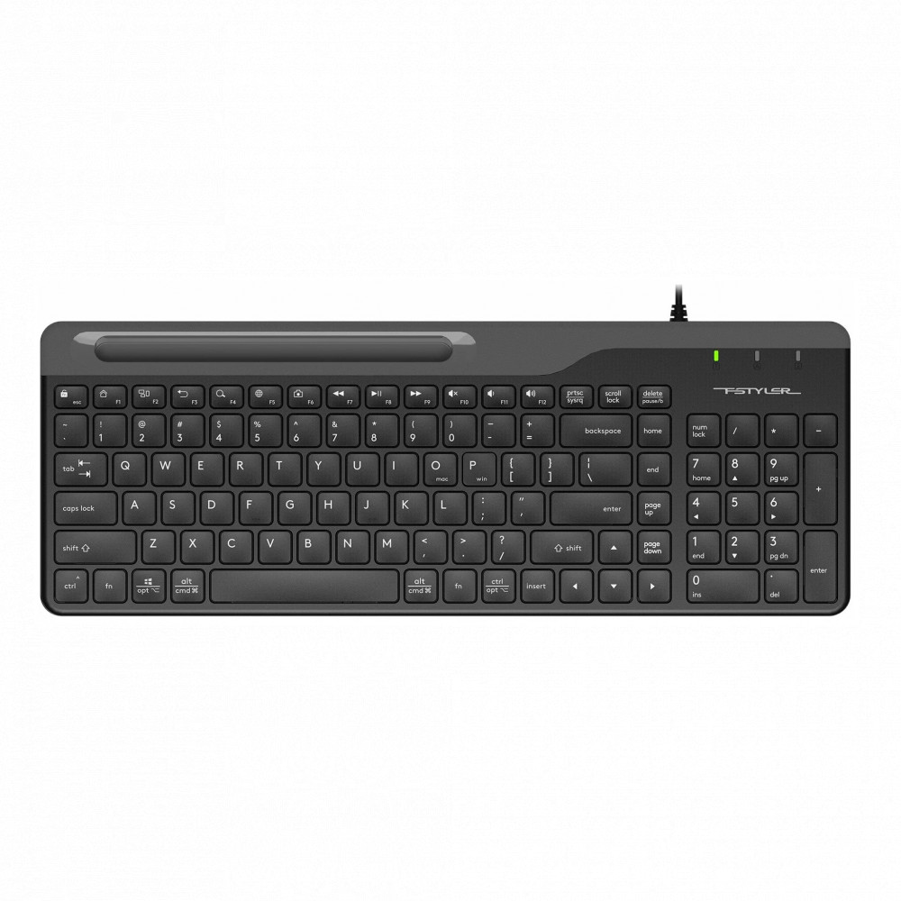 Клавиатура A4Tech Fstyler FK25 FK25 BLACK Проводная, USB — фото товара