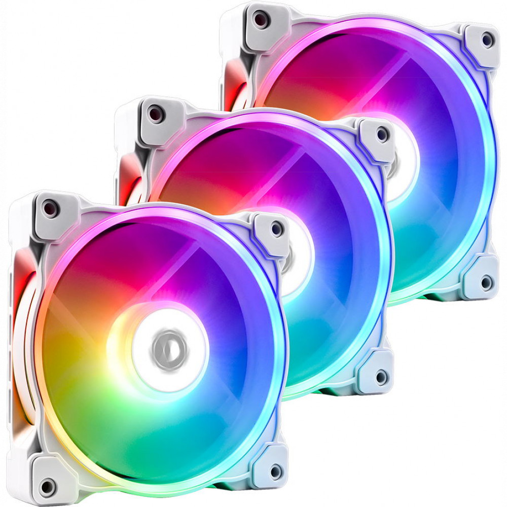 Система охлаждения ID-Cooling ID-FAN-TF-12025-ARGB-TRIO-SNOW Для системного блока — фото товара